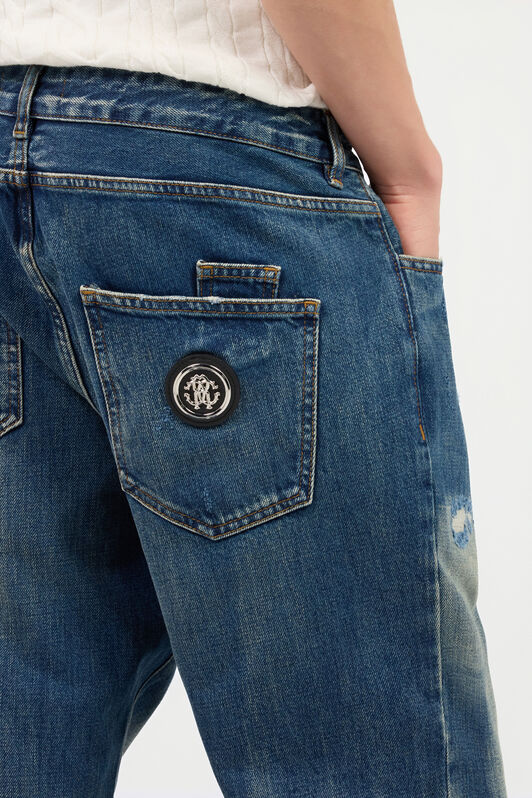 RC Jeans Blu Con Ricamo Serpente RC Jeans Blu Con Ricamo Serpente MEDIUM BLUE JSJ20K-DS015