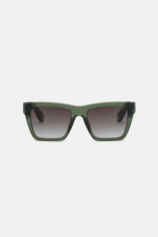 RC Sonnenbrille mit rechteckiger Frontform SHINY TRANSPARENT MI VALD08-ID246