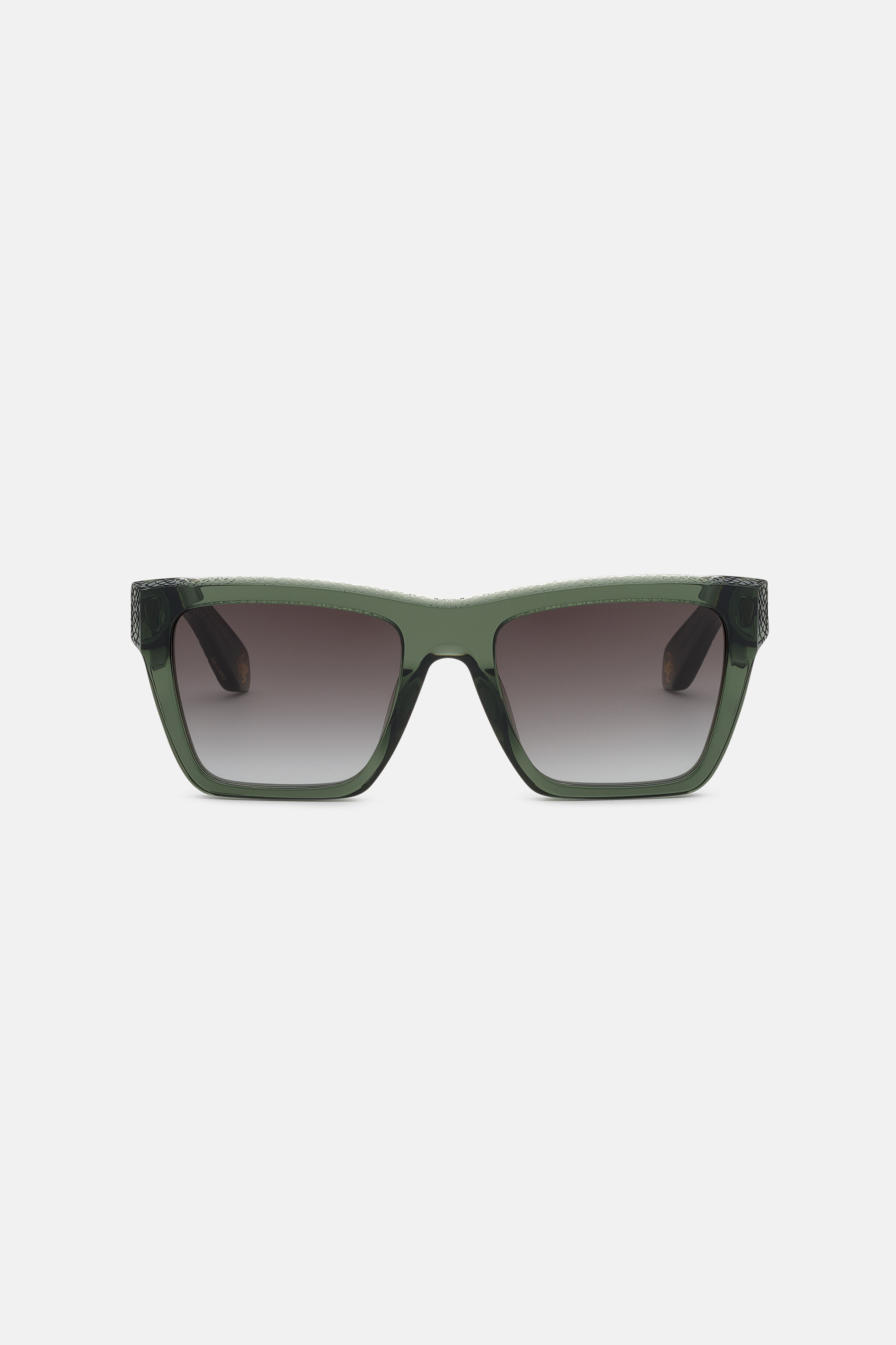 RC Sonnenbrille mit rechteckiger Frontform SHINY TRANSPARENT MI VALD08-ID246