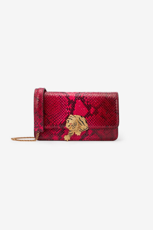 RC Borsa Con Stampa Pitone E Tigre Fucsia TKB023-PZP02