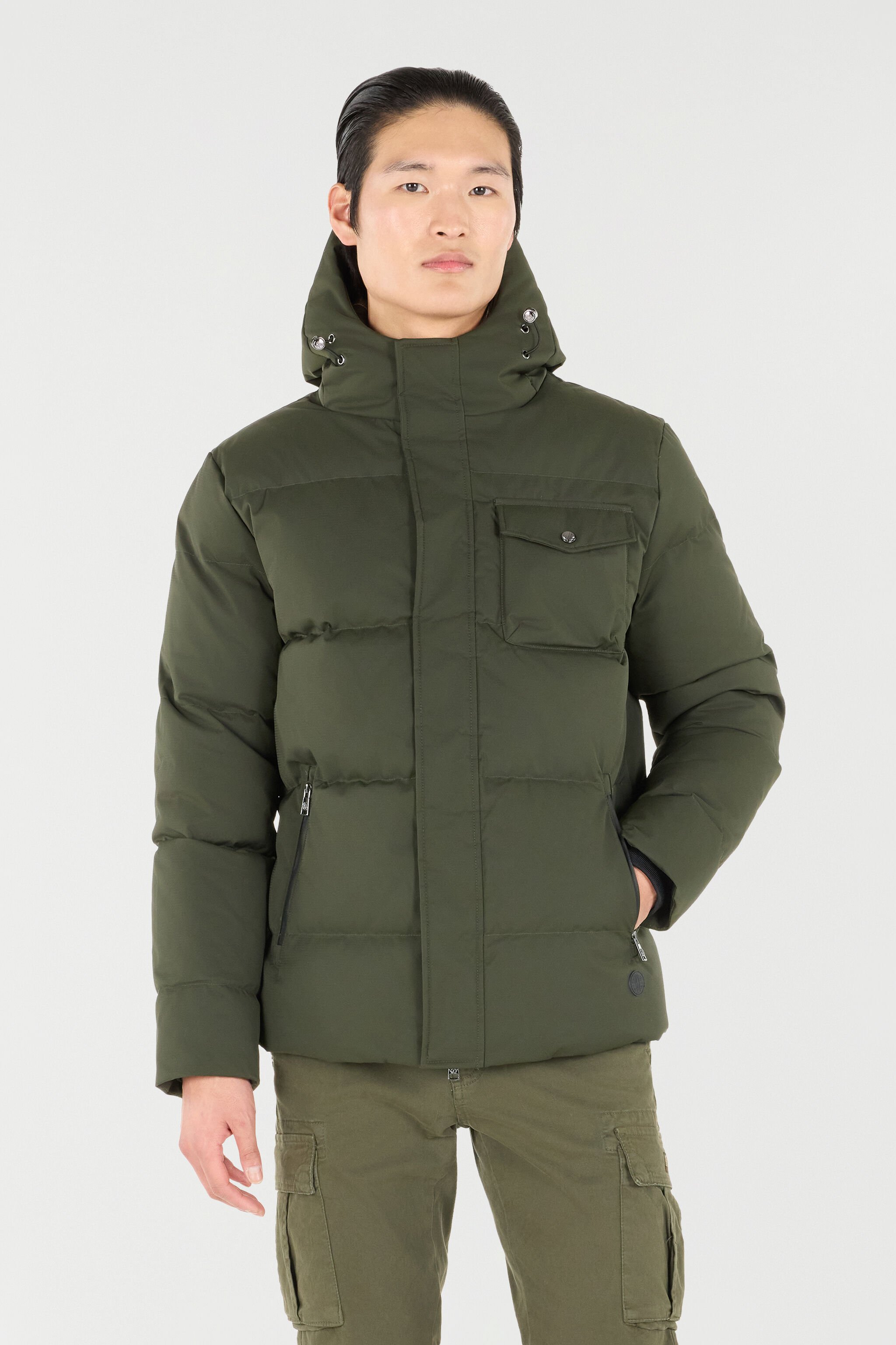 RC Piumino Trapuntato Con Taschino MILITARY GREEN OOT40F-DJ001