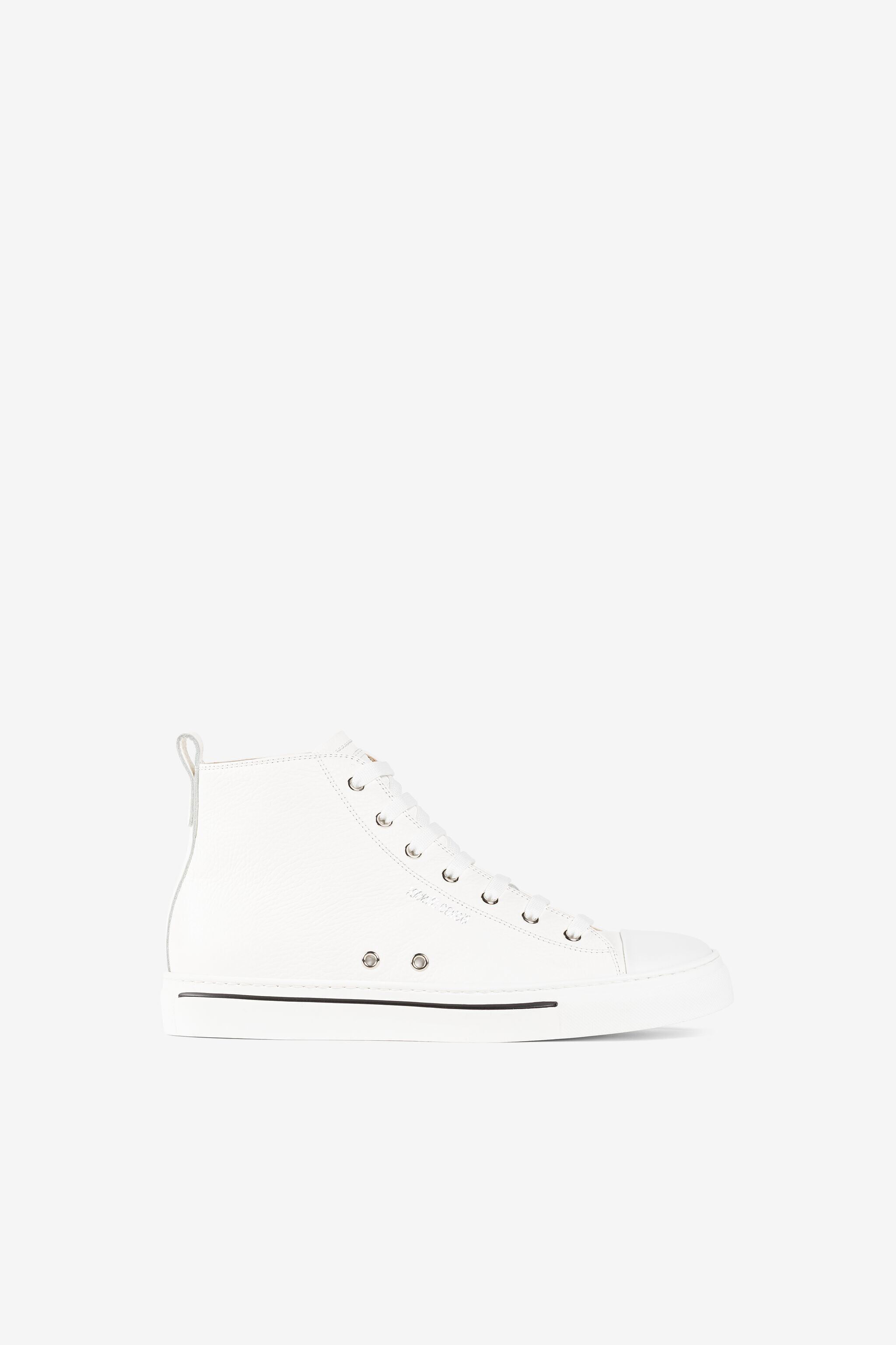 RC Logo-Print Hi-Top Sneakers White JSS00F-PNO01