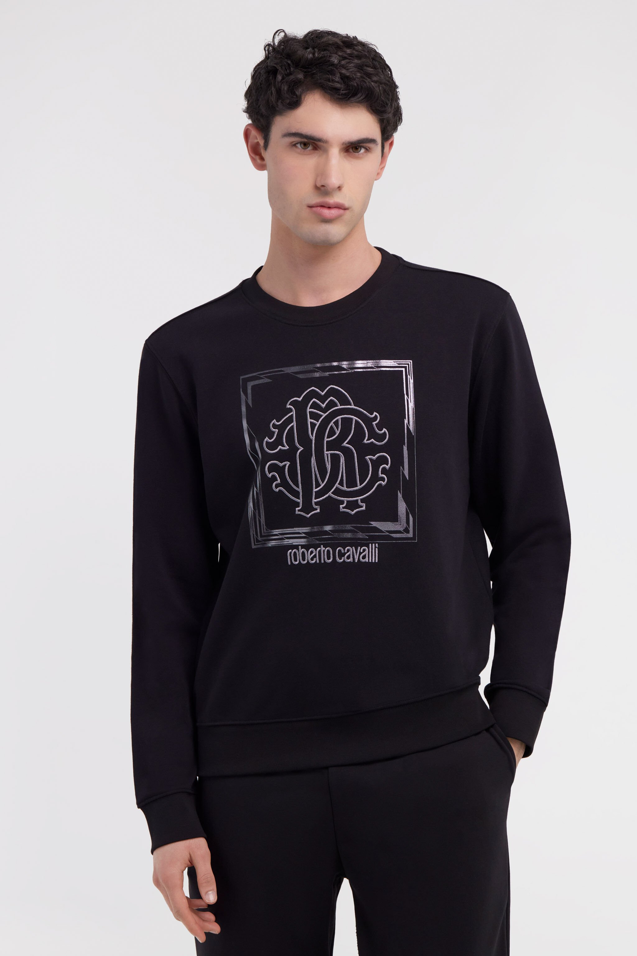 RC Printed sweatshirt Black NOT66B-CF052