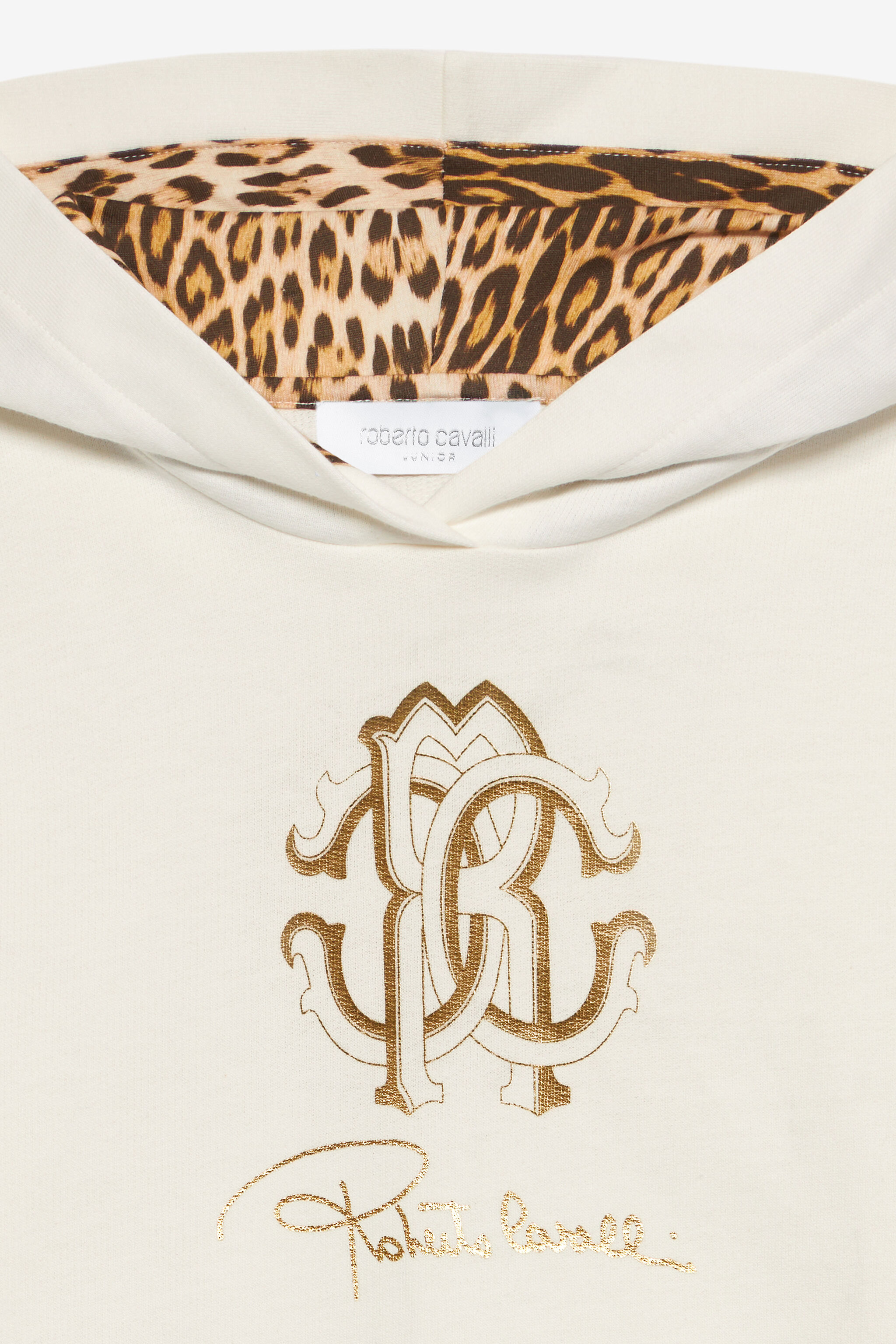 JU Sudadera Con Capucha Jaguar Skin Blanco UJT69D-CF050