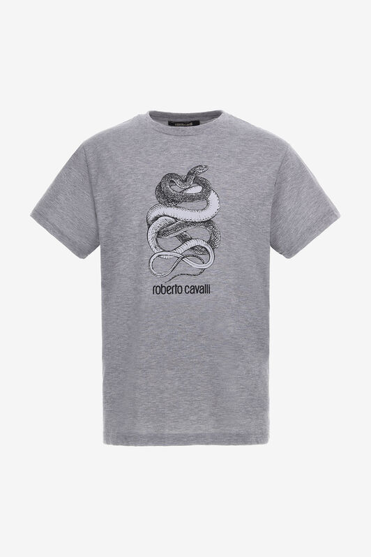 RC T-shirt with Snake print Gray NOT60S-JD016