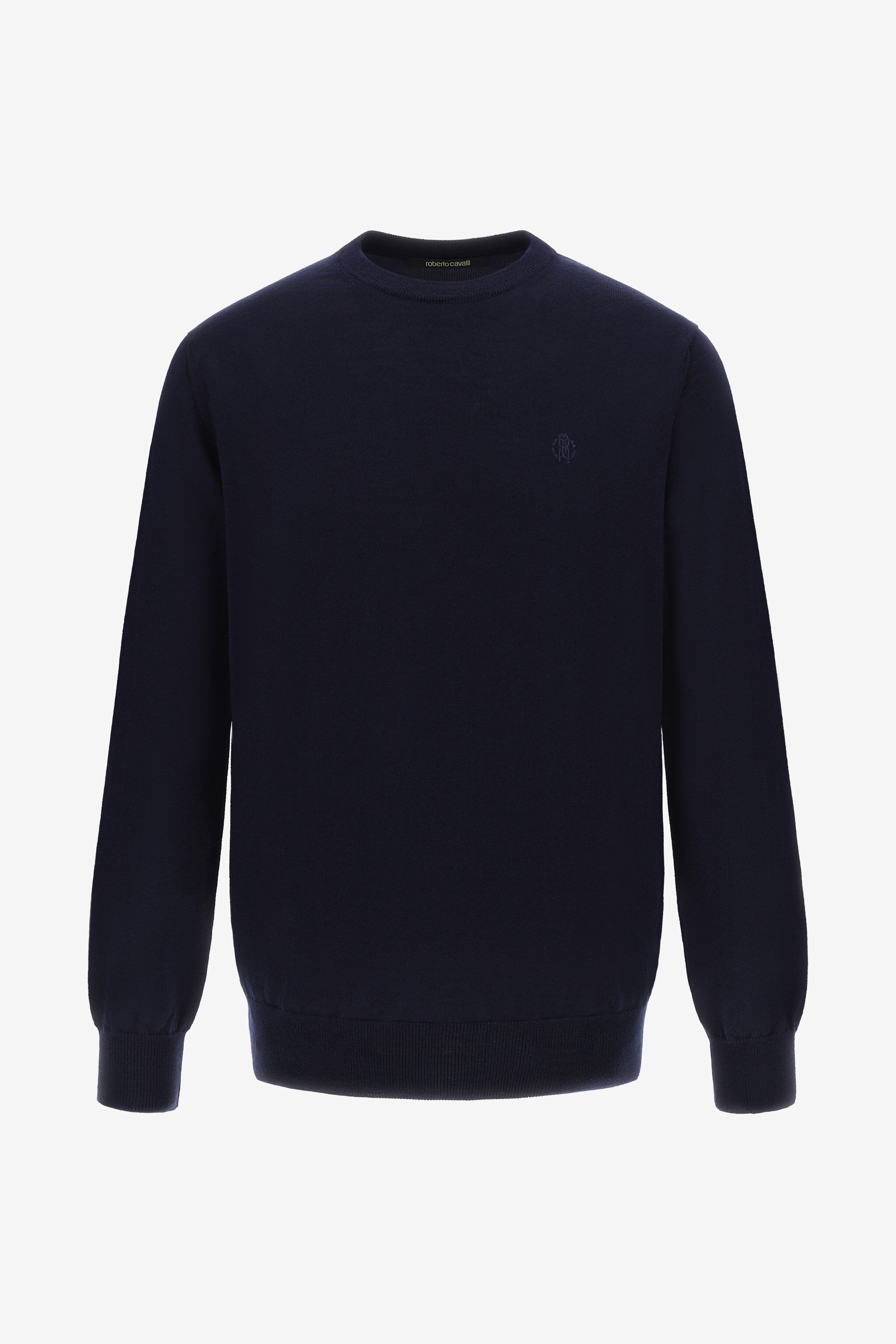 RC Crewneck sweater with RC Dark blue NOM01B-MQ030