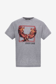 ${brand} T-shirt with Eagle logo and print ${colorDescription} ${masterID}