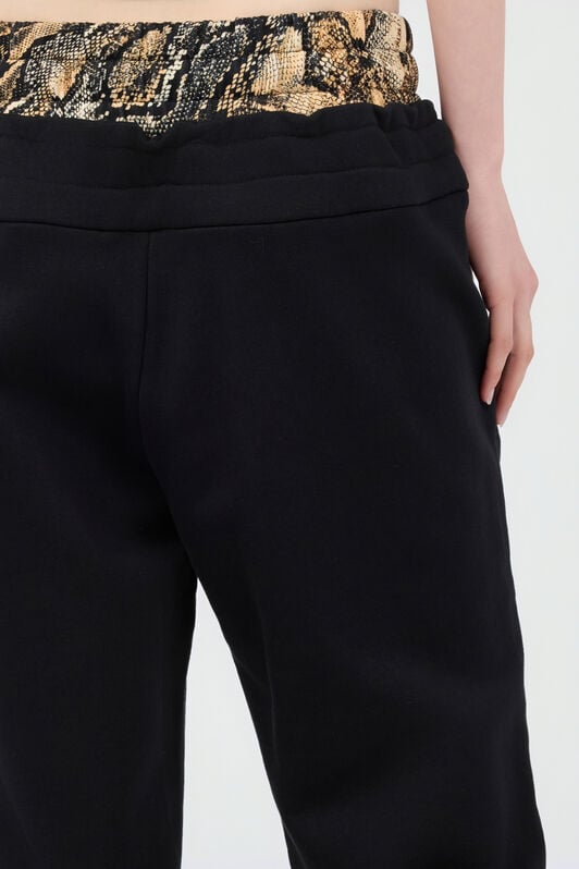 JC Sports Pants With Python Print Waistband JC Sports Pants With Python Print Waistband 899 BLACK + 716 MARZ UFT081-UF120