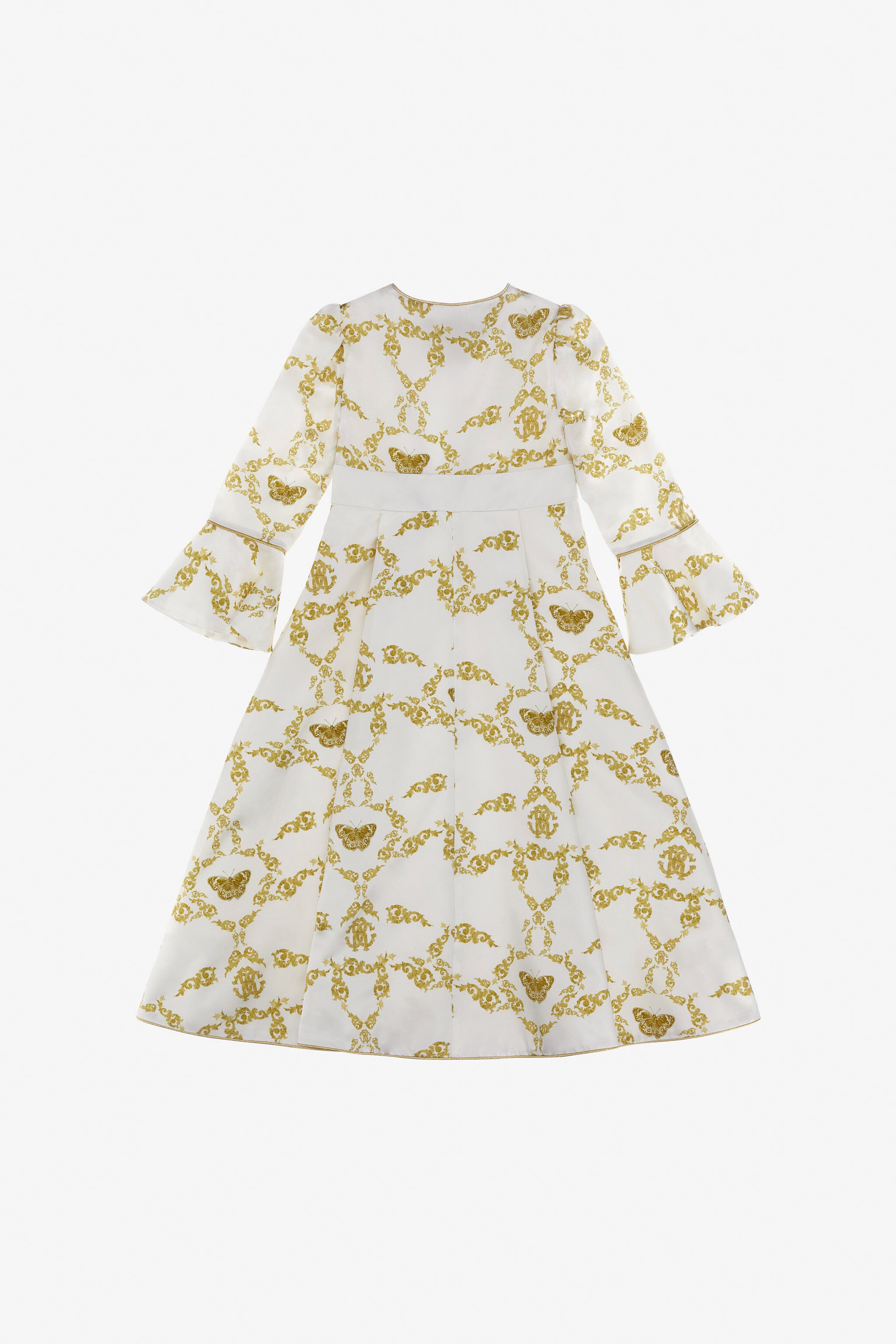 JU Printed Dress White SJT149-SCL50