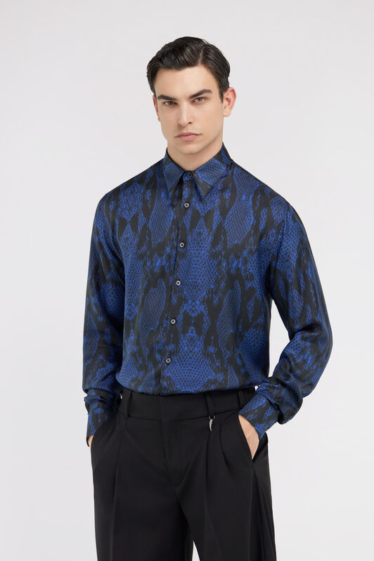 RC Camicia con stampa Blu scuro NOT70B-2NM82