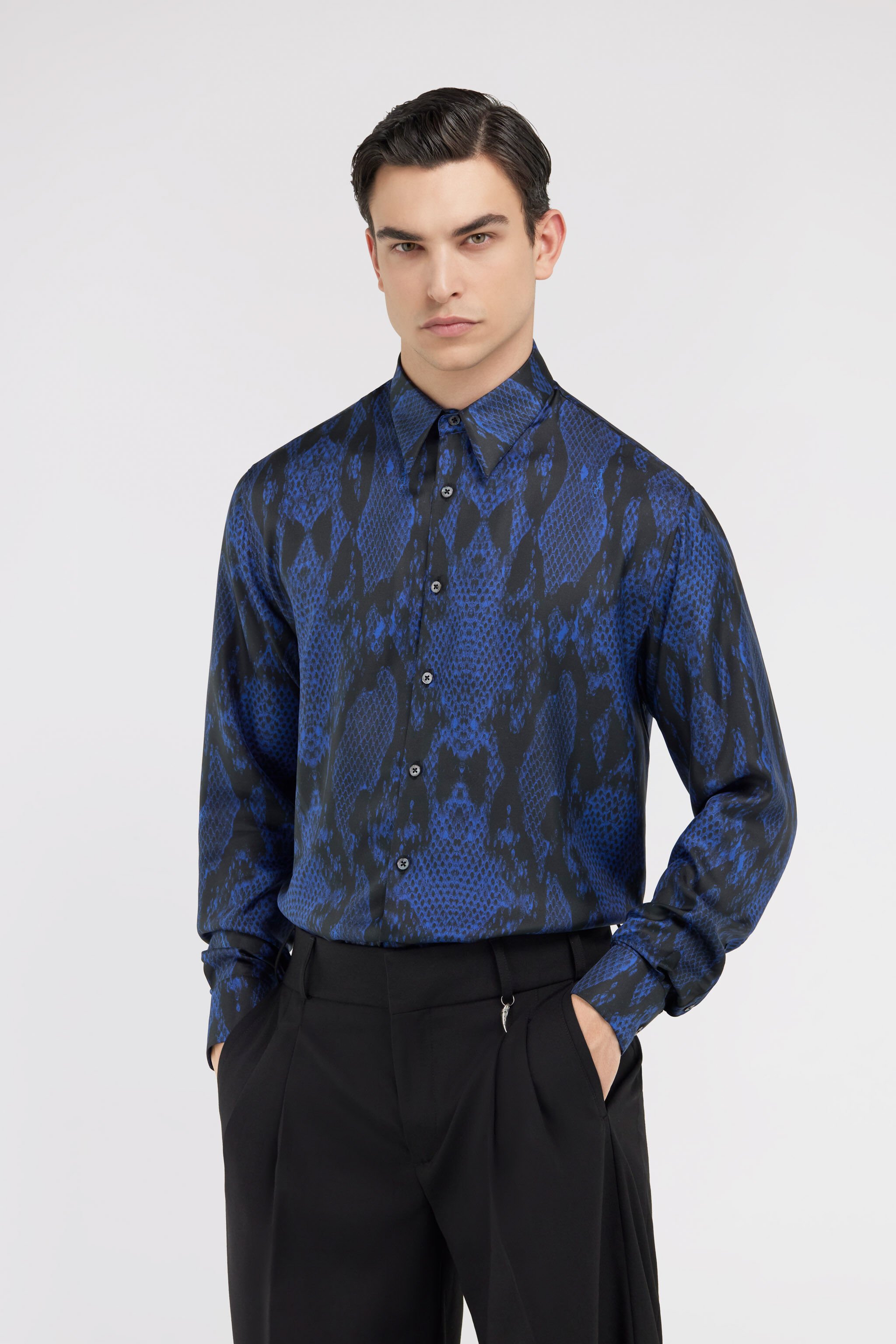RC Camicia con stampa Blu scuro NOT70B-2NM82