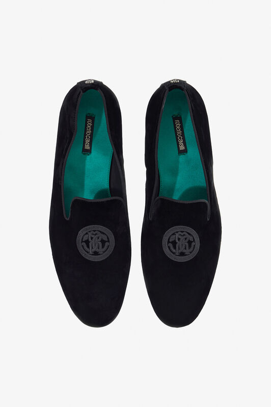 RC Loafers with Logo Black TRS016-VLT01