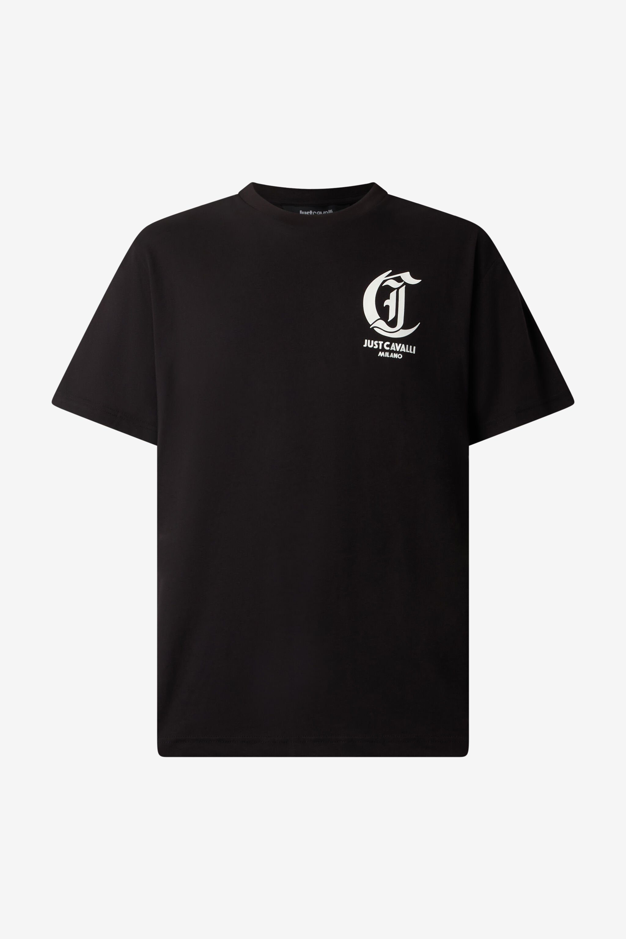 JC T-Shirt with JC Monogram Black TFT045-TF062