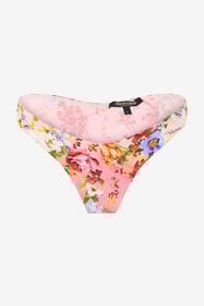 RC Slip Bikini Stampa Miami Flowers GREEN/FUCHSIA WQW002-HVR39