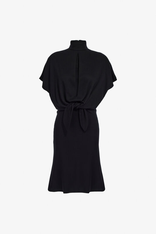 RC Short dress with knot Schwarz TWT128-JE040