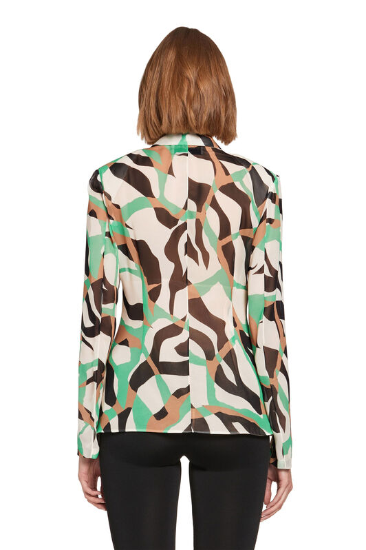 RC Blazer con stampa Tiger Twiga GREEN AGATE/BLACK IWT407-GFR38