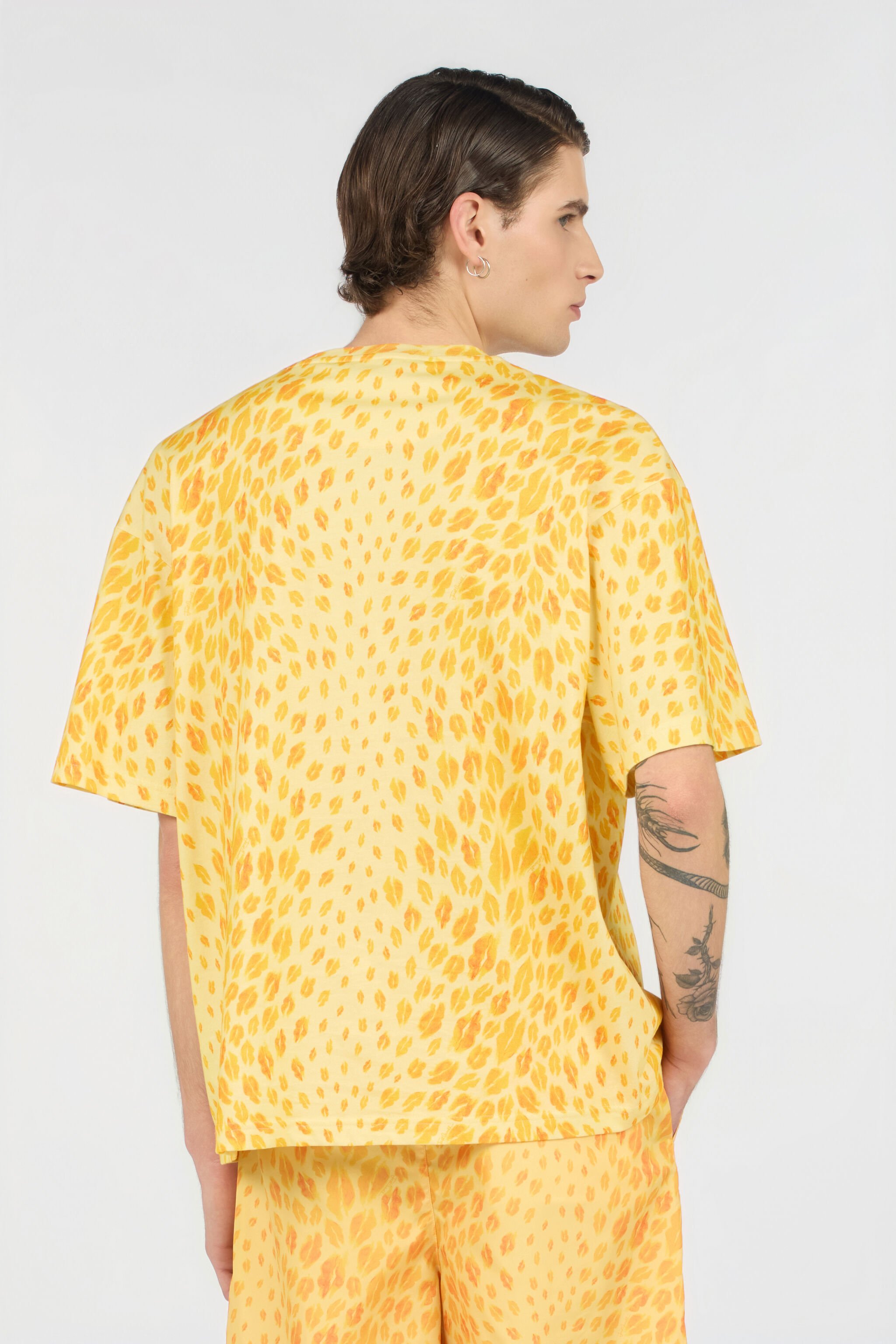 JC T-shirt mit The Jaguar Kiss-Print 644 POP CORN + 582 A WFT050-WF080