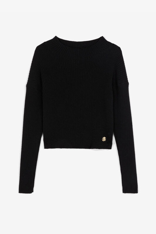 JU Pullover mit Monogramm RC Schwarz RJM003-WD005