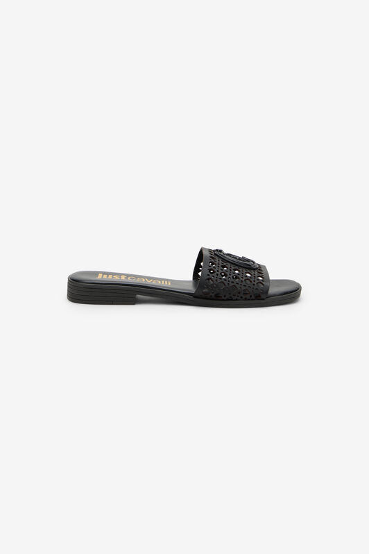 JC Sandale avec Détail Logo JC Sandale avec Détail Logo BLACK WFS101-WF339