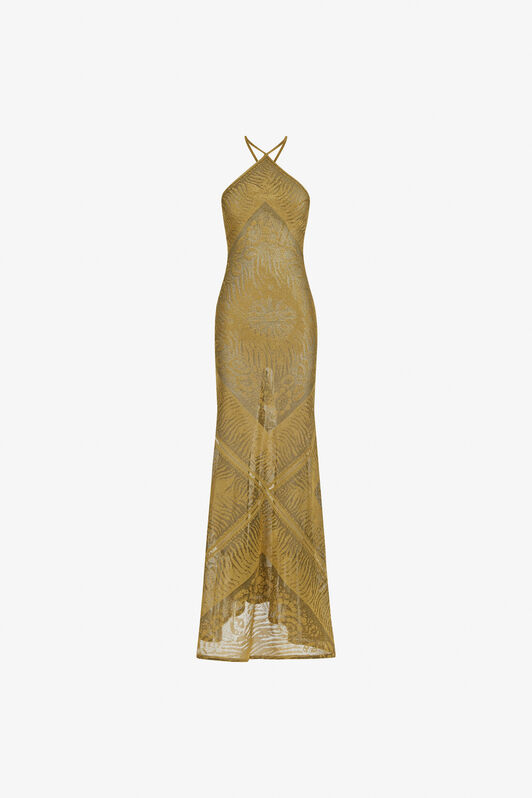 RC Long Dress Gold TKM107-MI030