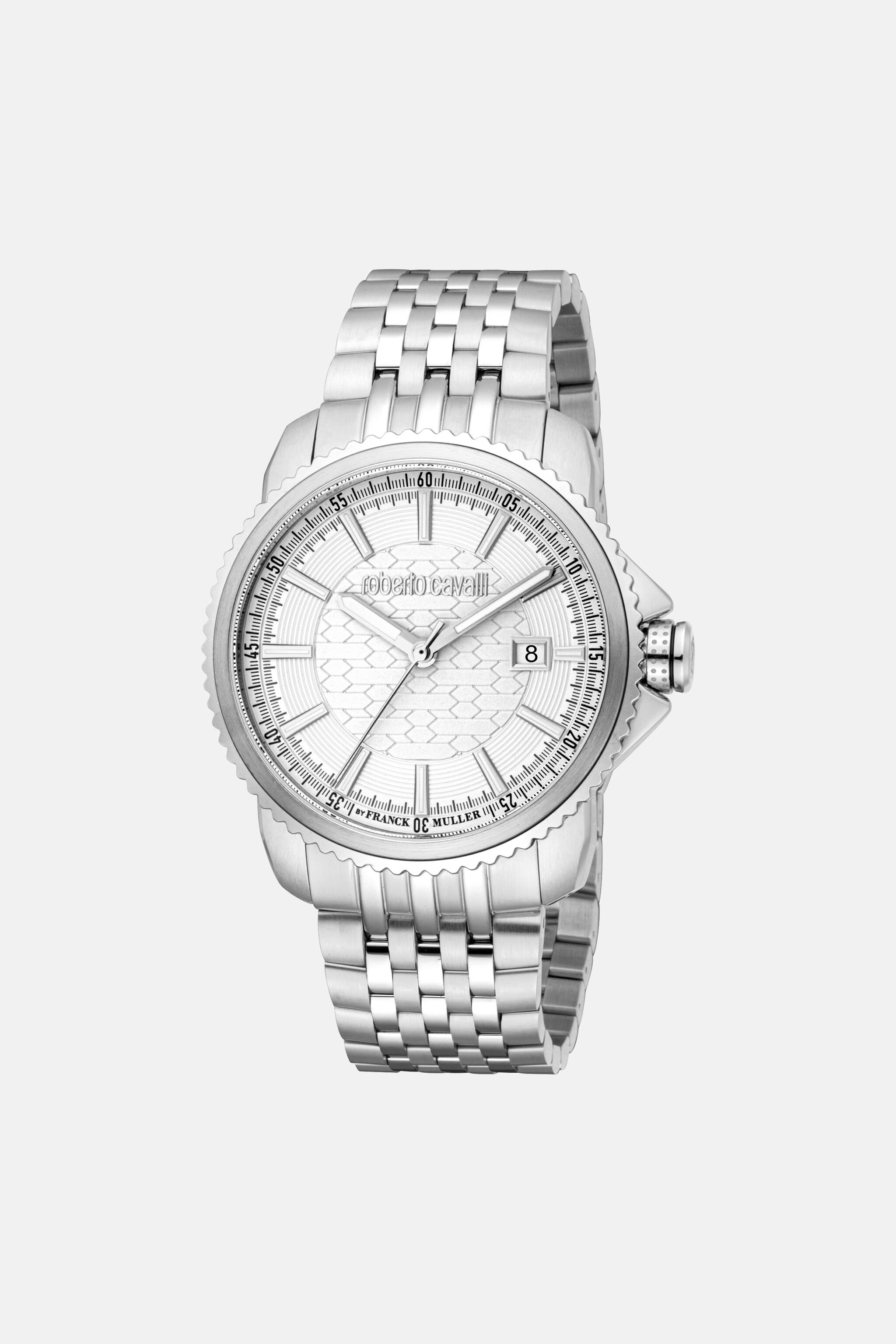 RC Roberto Cavalli by Franck Muller Mini-Uhr SILVER VALG22-IG406