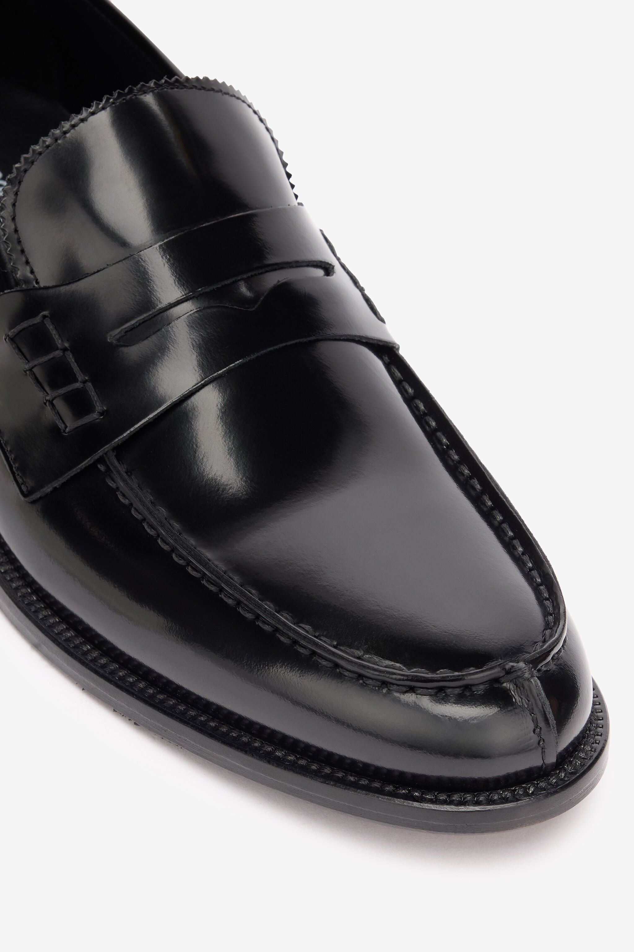 RC Mocassins Penny Effet Brillant Noir POS00I-PZ243