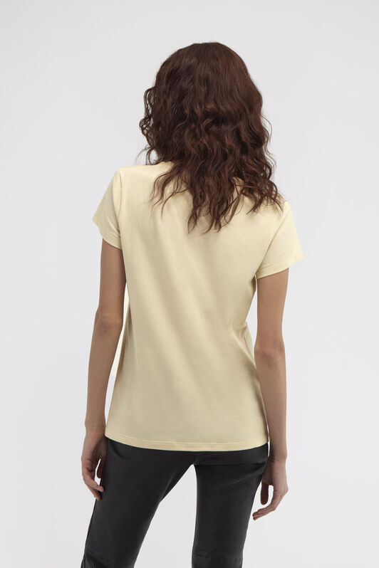 RC T-shirt with Monogram Lemon Snake Ivory SKT60C-JD061