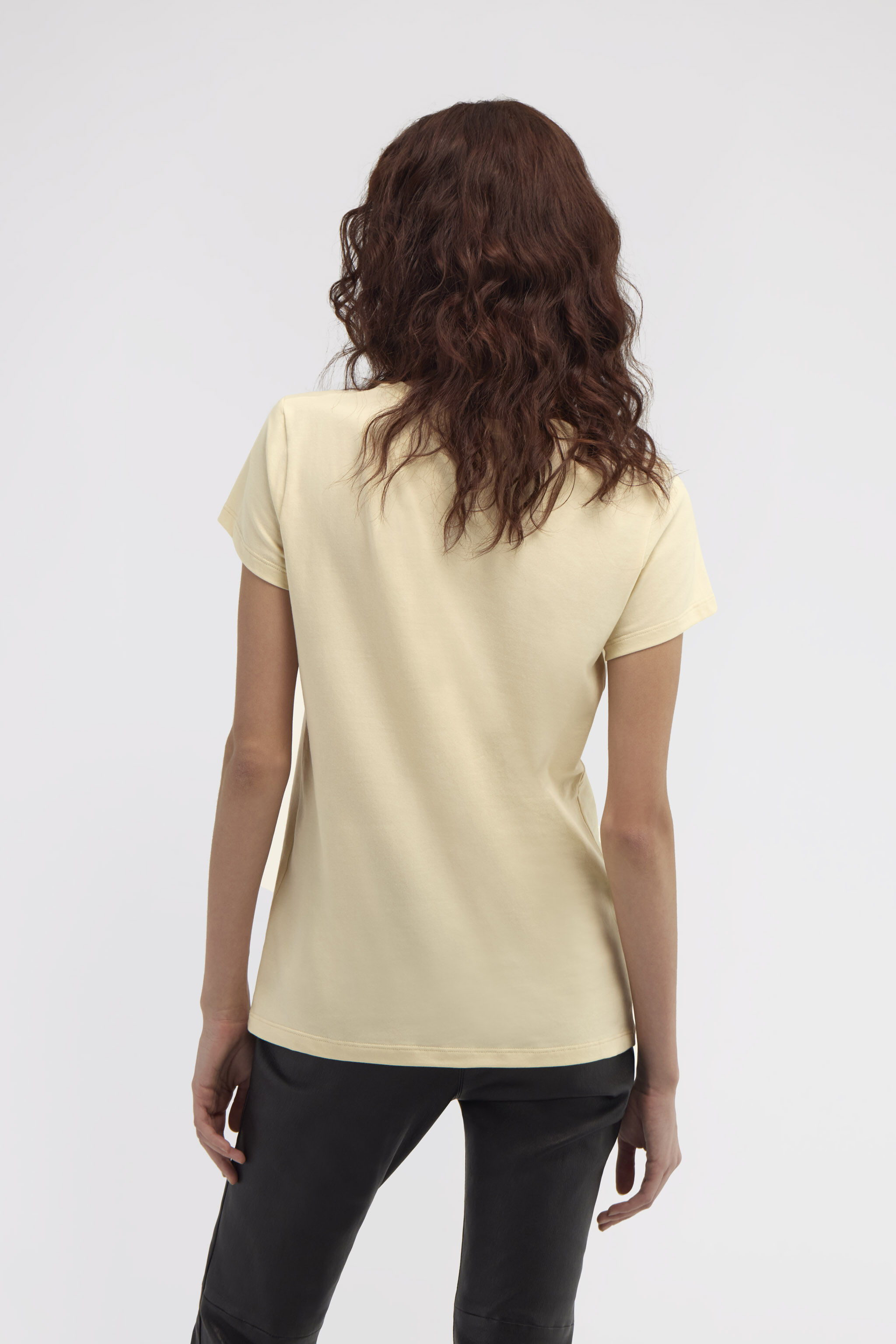 RC T-shirt with Monogram Lemon Snake Ivory SKT60C-JD061