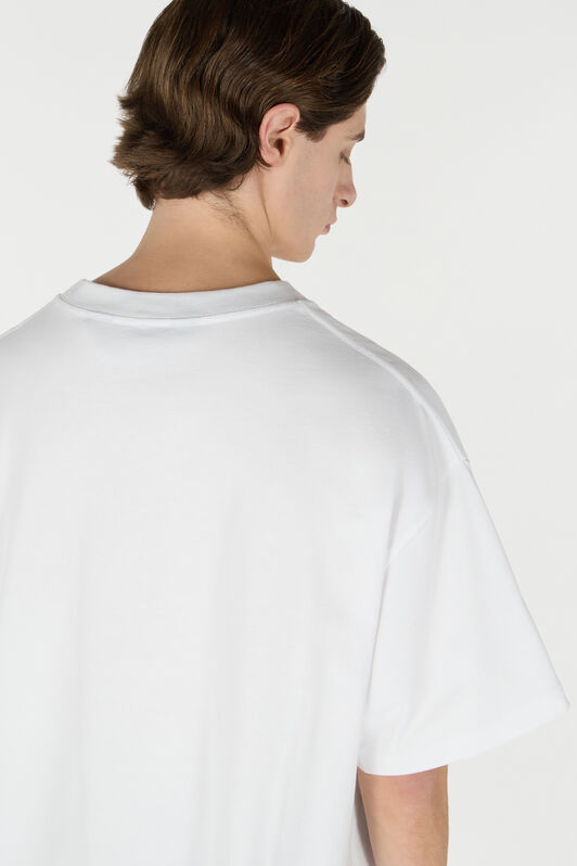 JC T-Shirt With JC Monogram JC T-Shirt With JC Monogram White TFT039-TF056