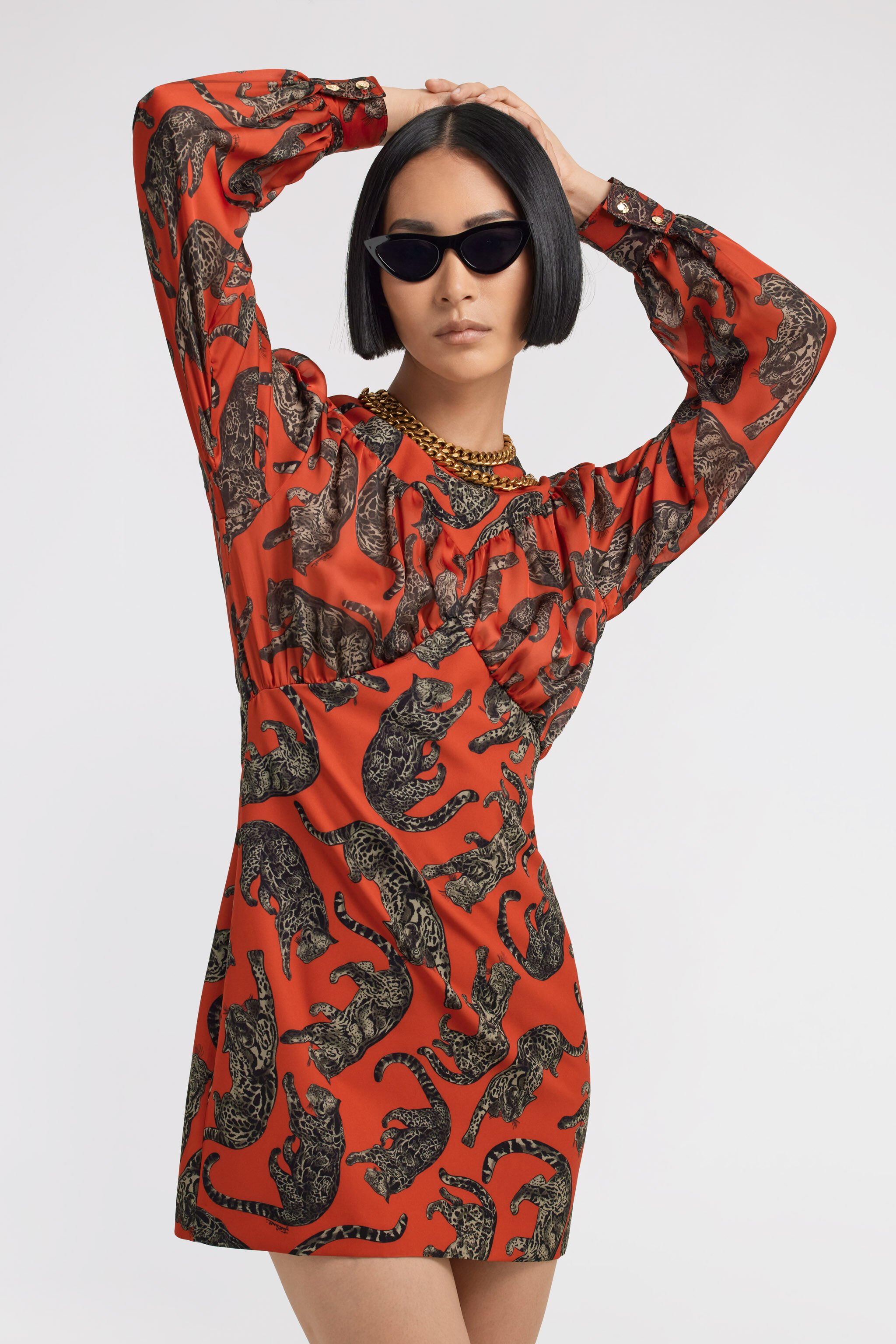 JC Just Cavalli Dress Red TFT145-TF212
