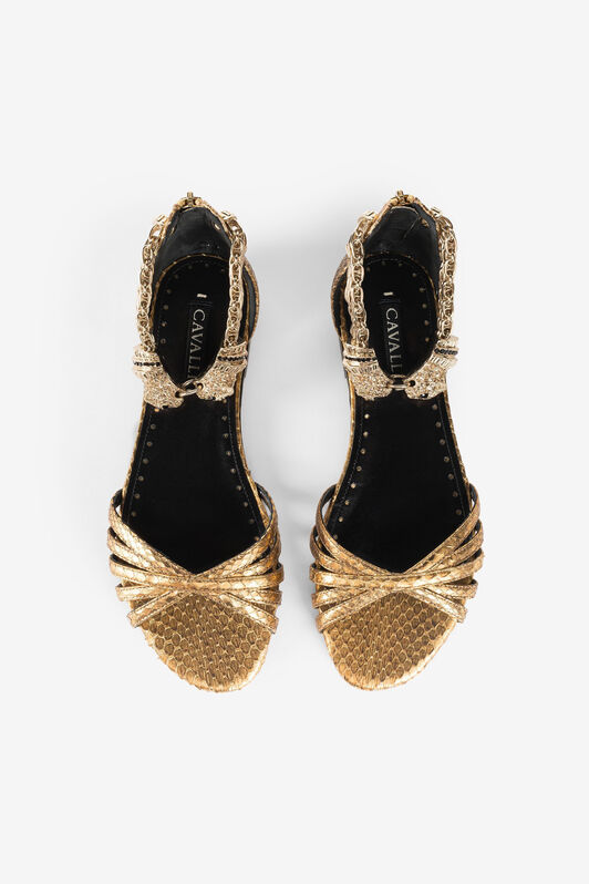 RC Metallic-Sandalen Gold OQS034-PA023