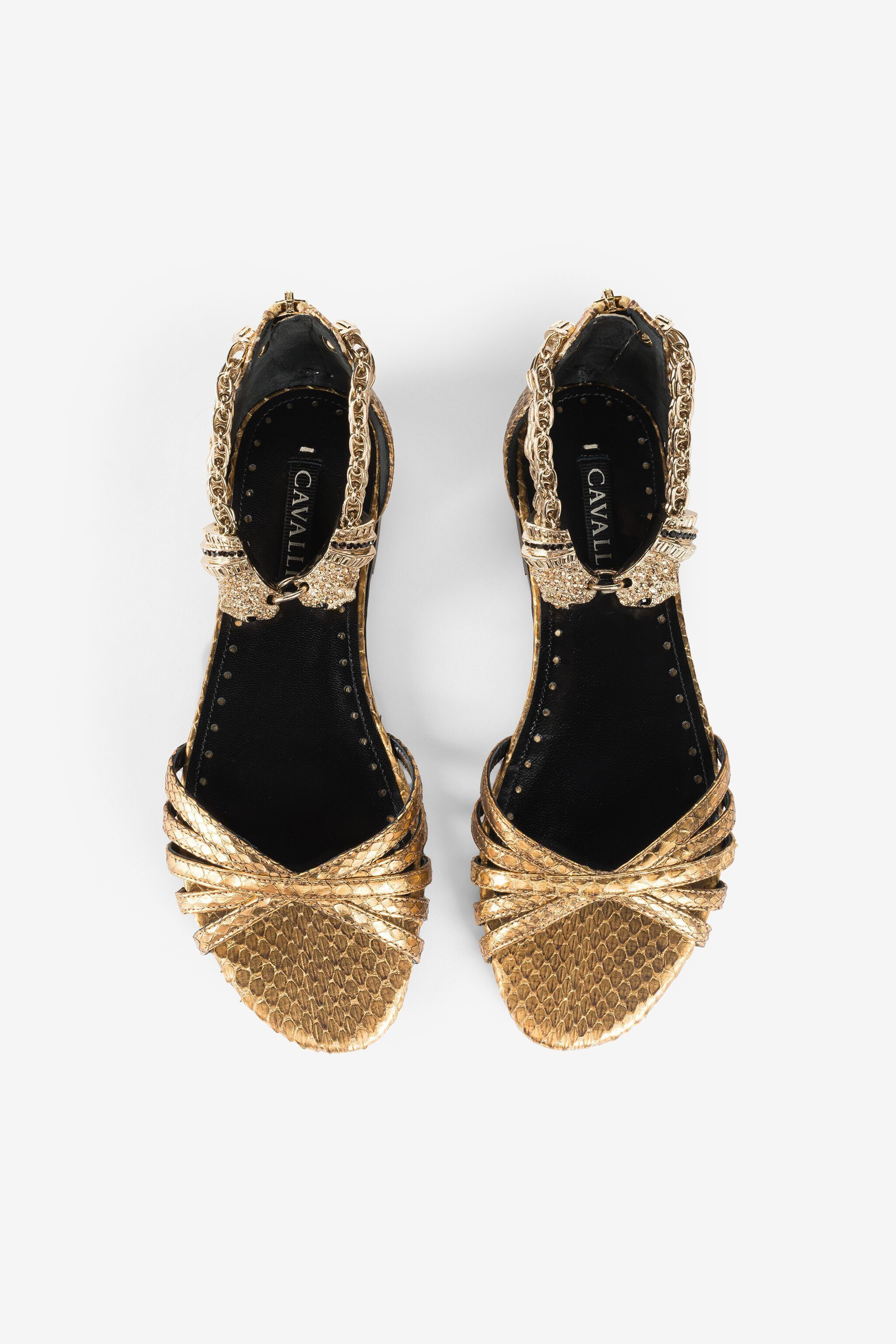 RC Metallic-Sandalen Gold OQS034-PA023