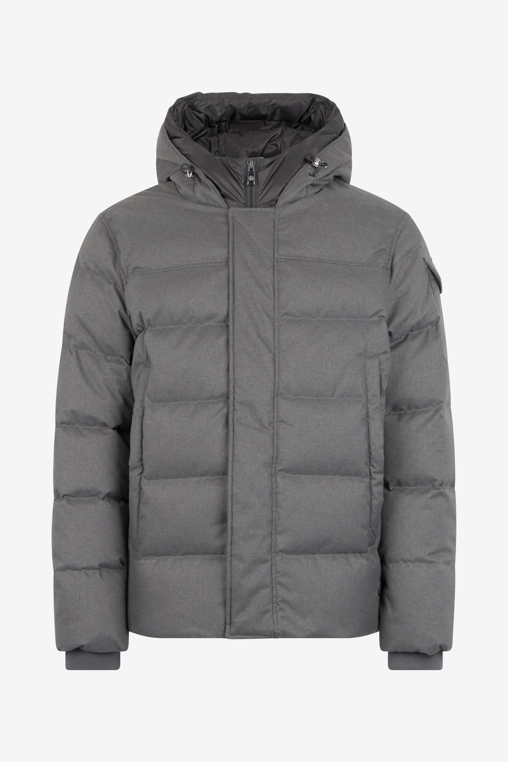RC Plumífero con capucha GREY OOT40C-FTO01