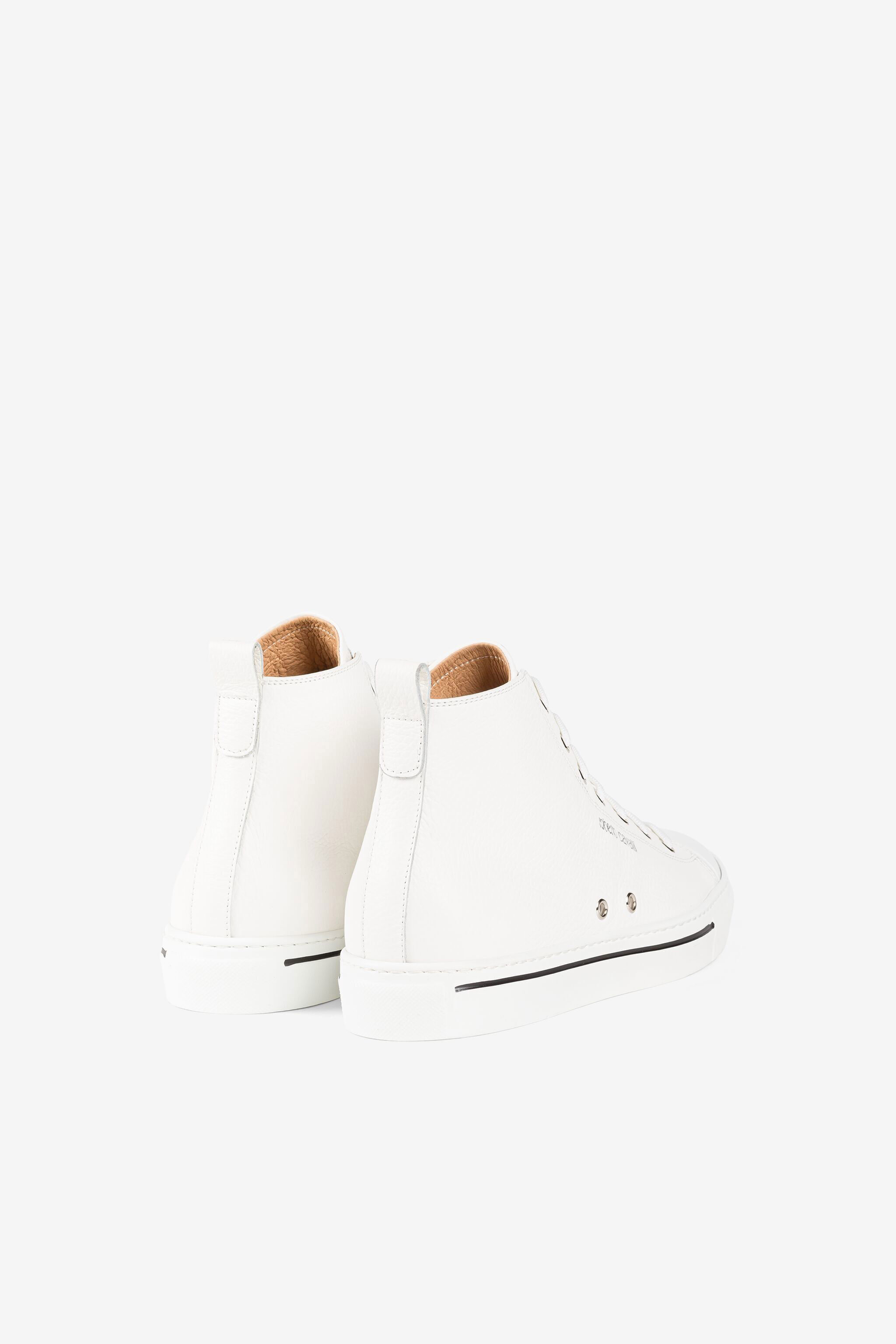 RC Logo-Print Hi-Top Sneakers White JSS00F-PNO01