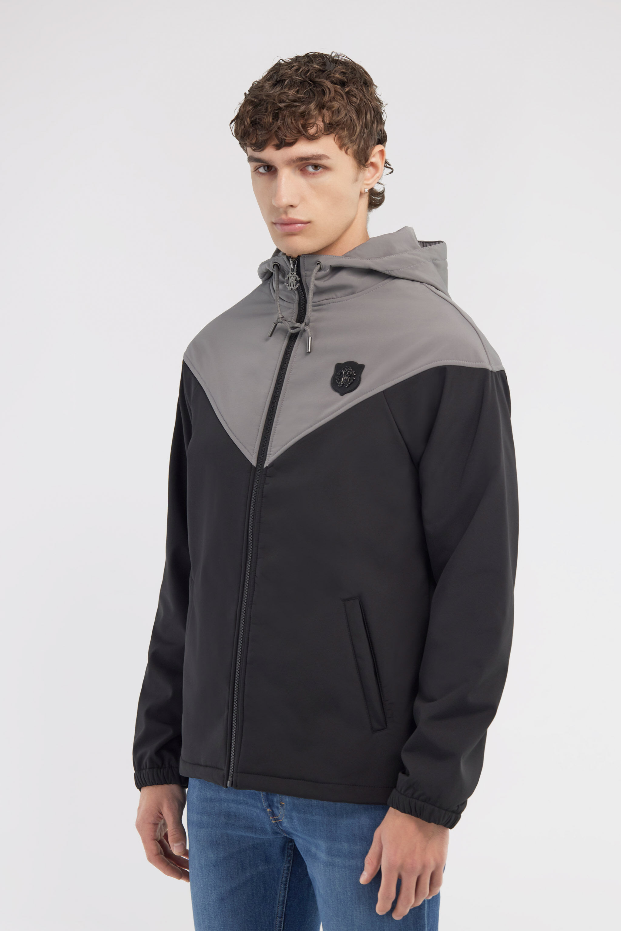 RC Zip-up hoodie with RC Black NOT40L-SB001