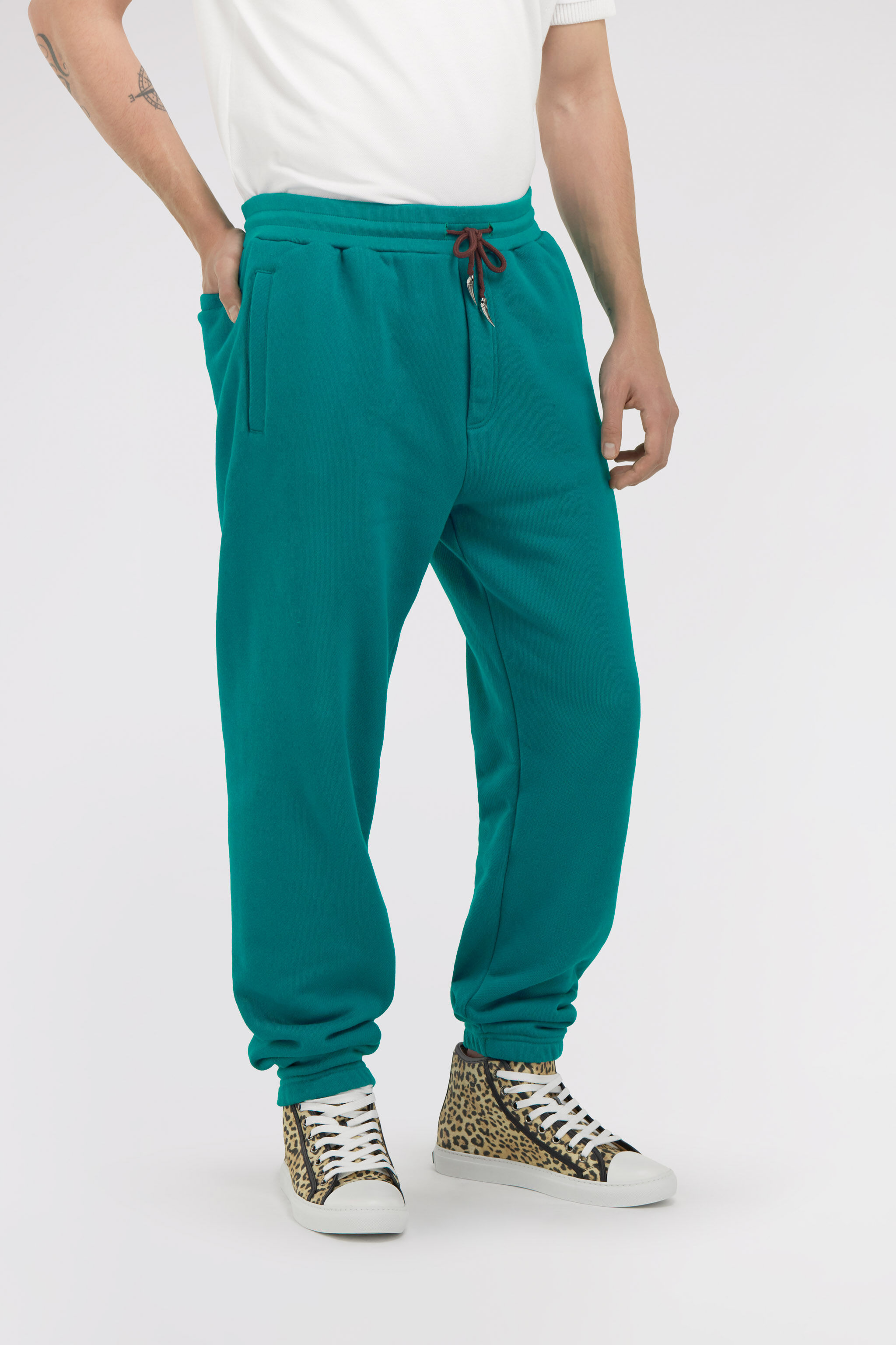 RC Pantaloni con dettaglio Fang Azzurro SRT25A-CF050