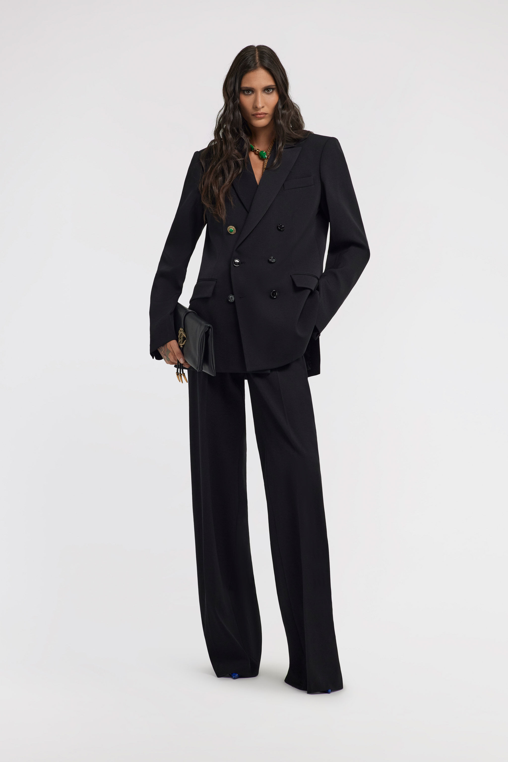 RC Pantaloni con Fang Nero TKT201-WP034