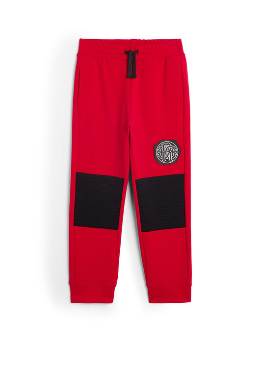 JU Pantaloni sportivi con inserti trapuntati JU Pantaloni sportivi con inserti trapuntati RED JJT251-CF027