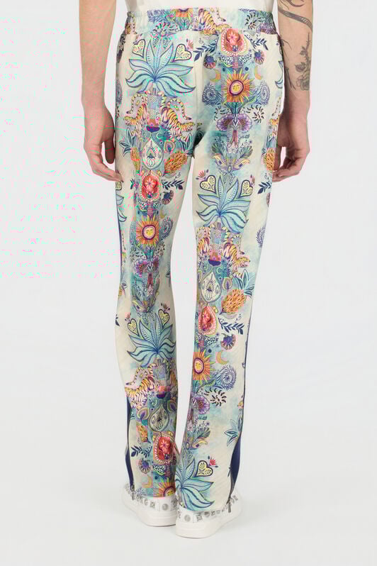JC Hose mit Tropical Garden-Print 217 AZZURRO + 582 AR WFT001-WF002