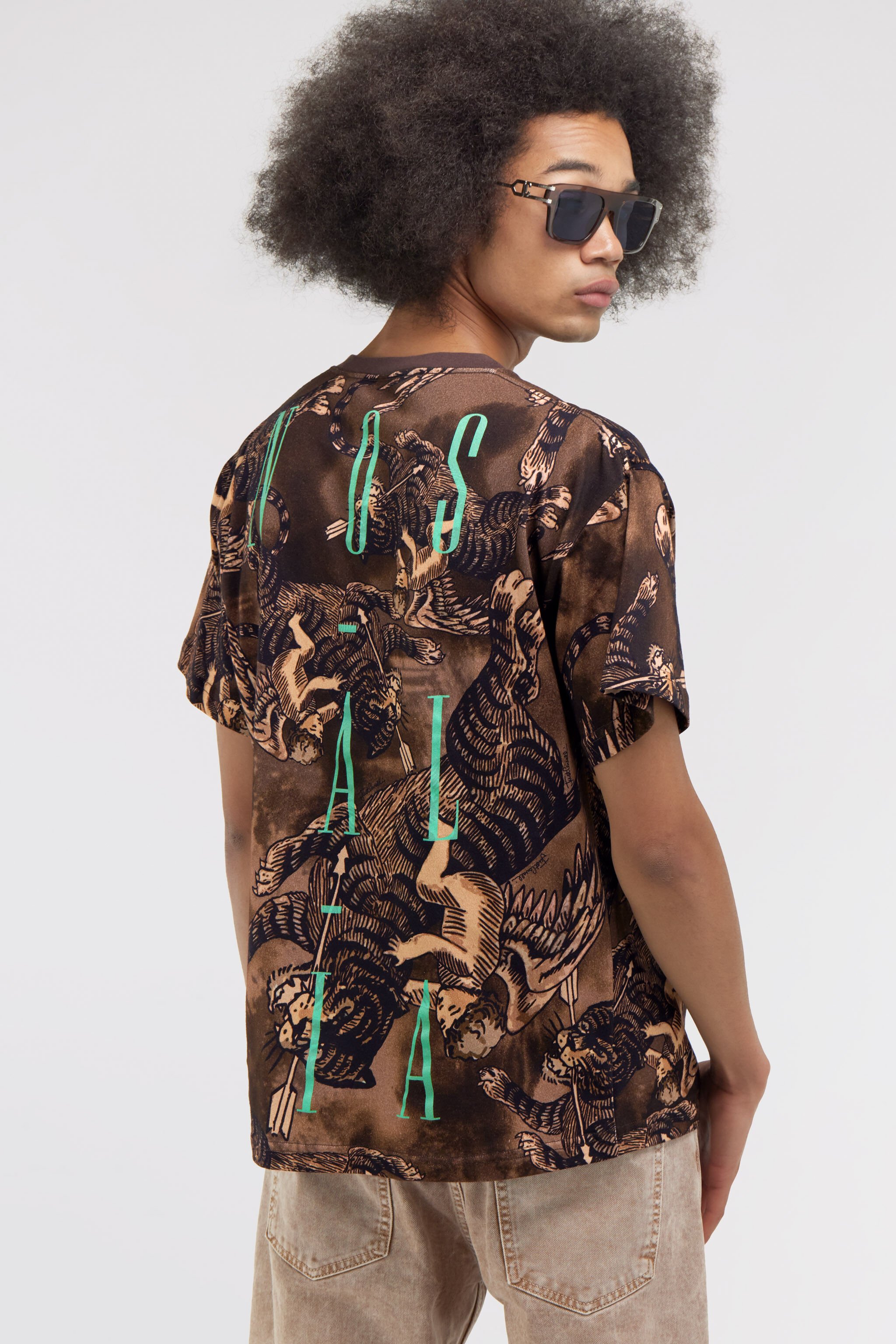 JC Just Cavalli T-shirt Brown SFT263-SF174