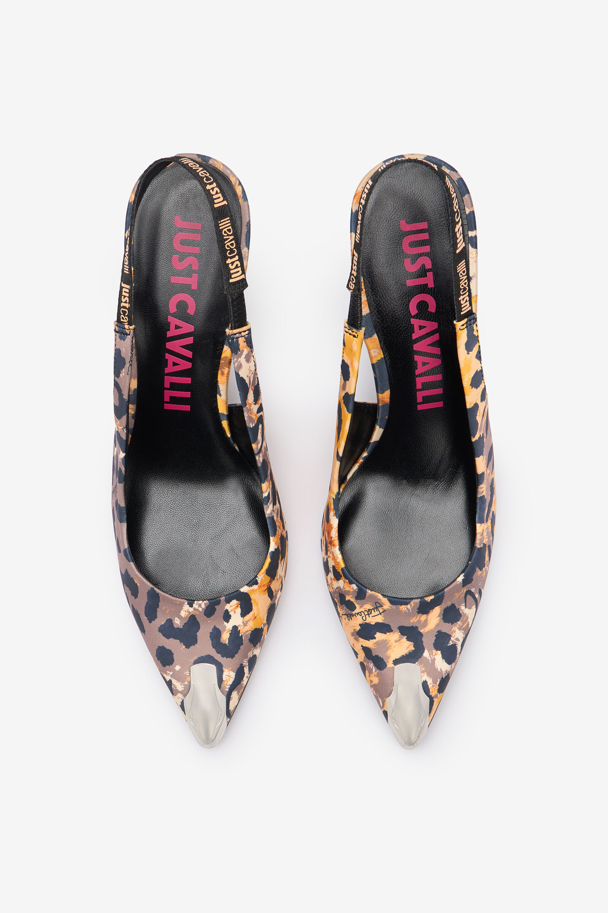 JC Sandali Just Cavalli Nero/Bianco SFS135-SF464