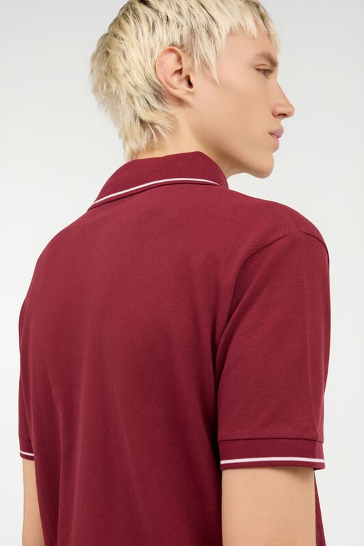 RC Bordeaux Polo With Snake Embroidery RC Bordeaux Polo With Snake Embroidery CABERNET ROT60F-KB003
