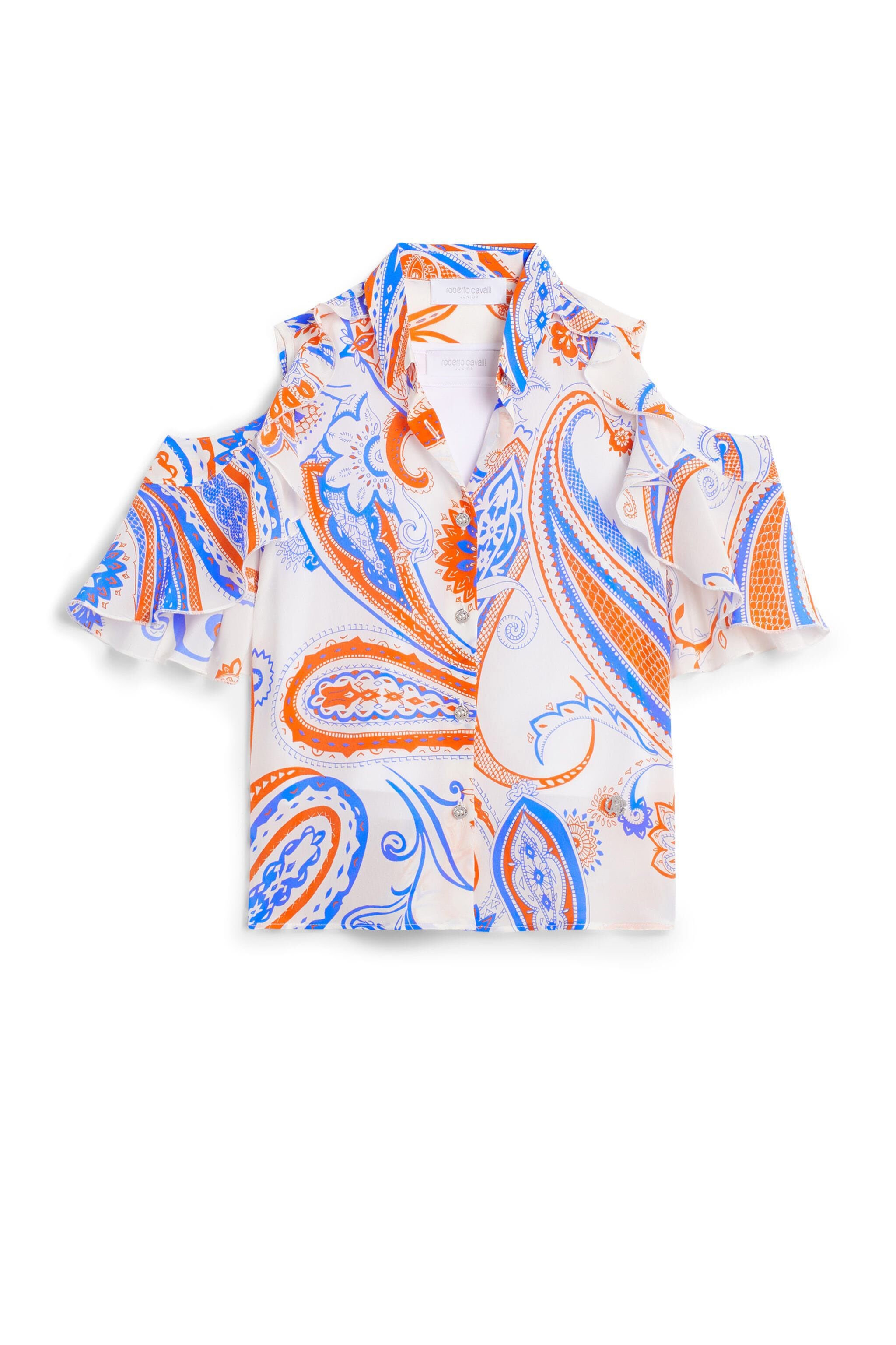 JU Lizard Bandana print top Orange IJT706-SQP82
