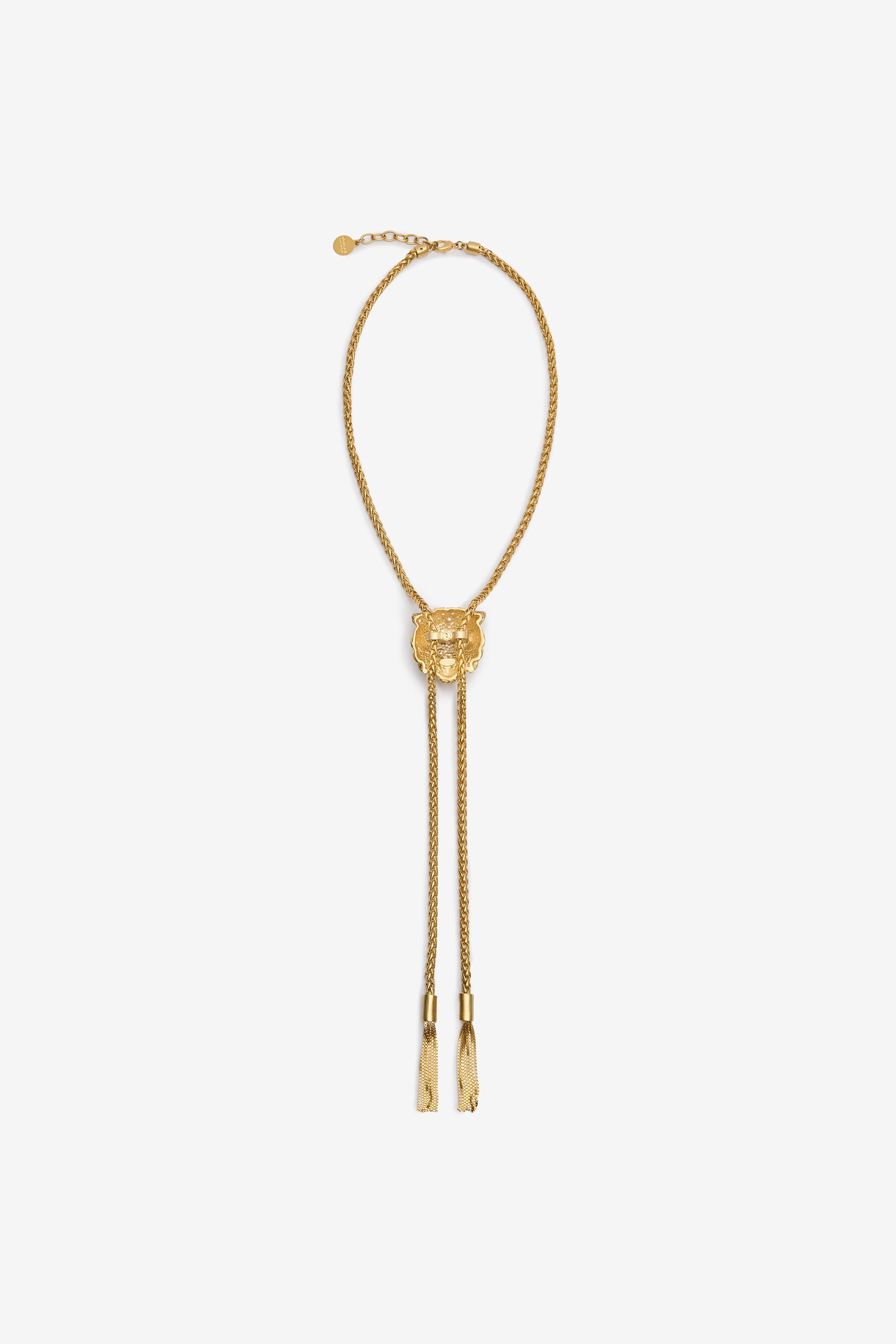 RC Necklace With Tiger Head Gold UKG019-AM061