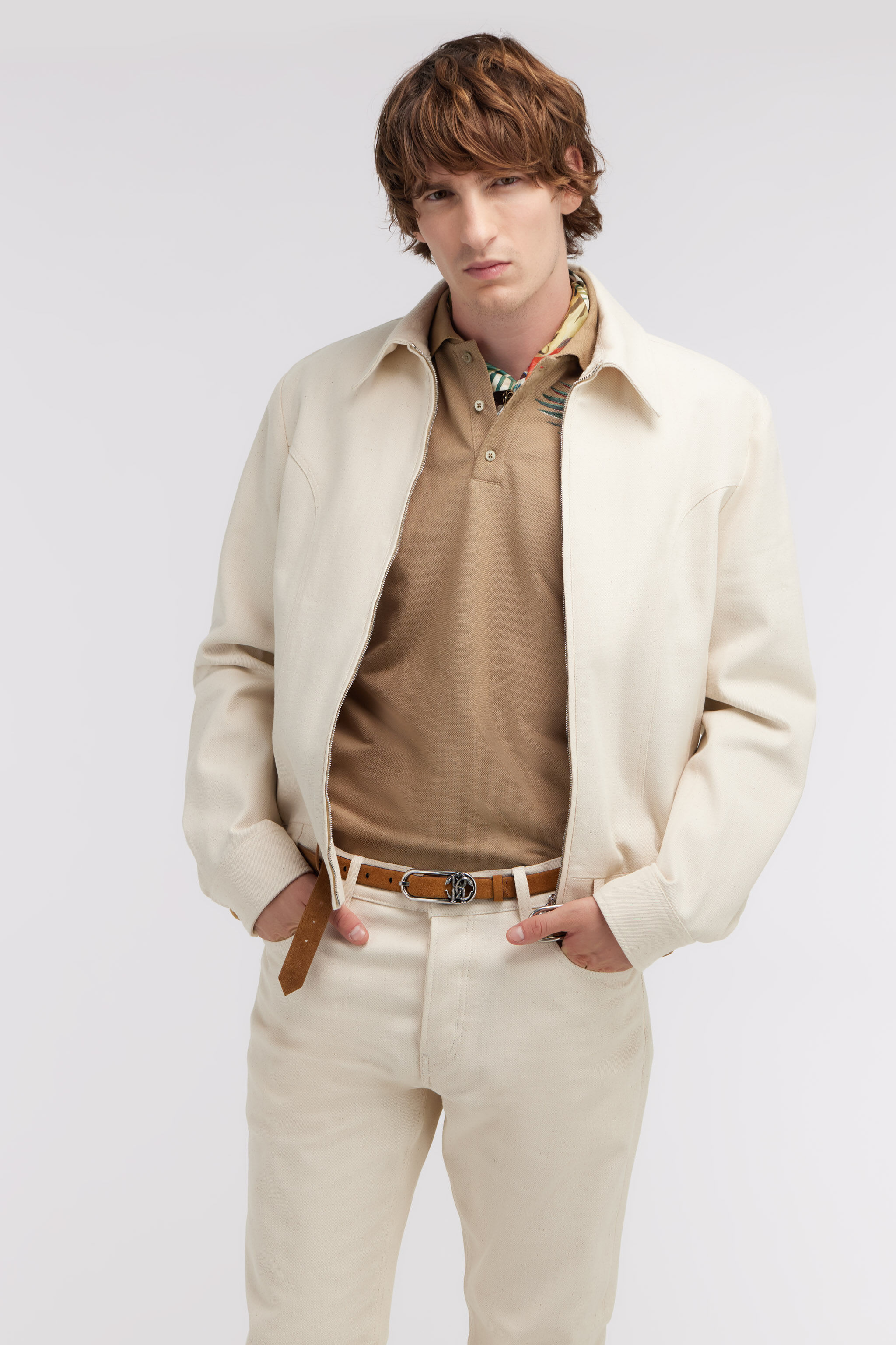 RC Chino trousers Ivory SRJ205-FN064
