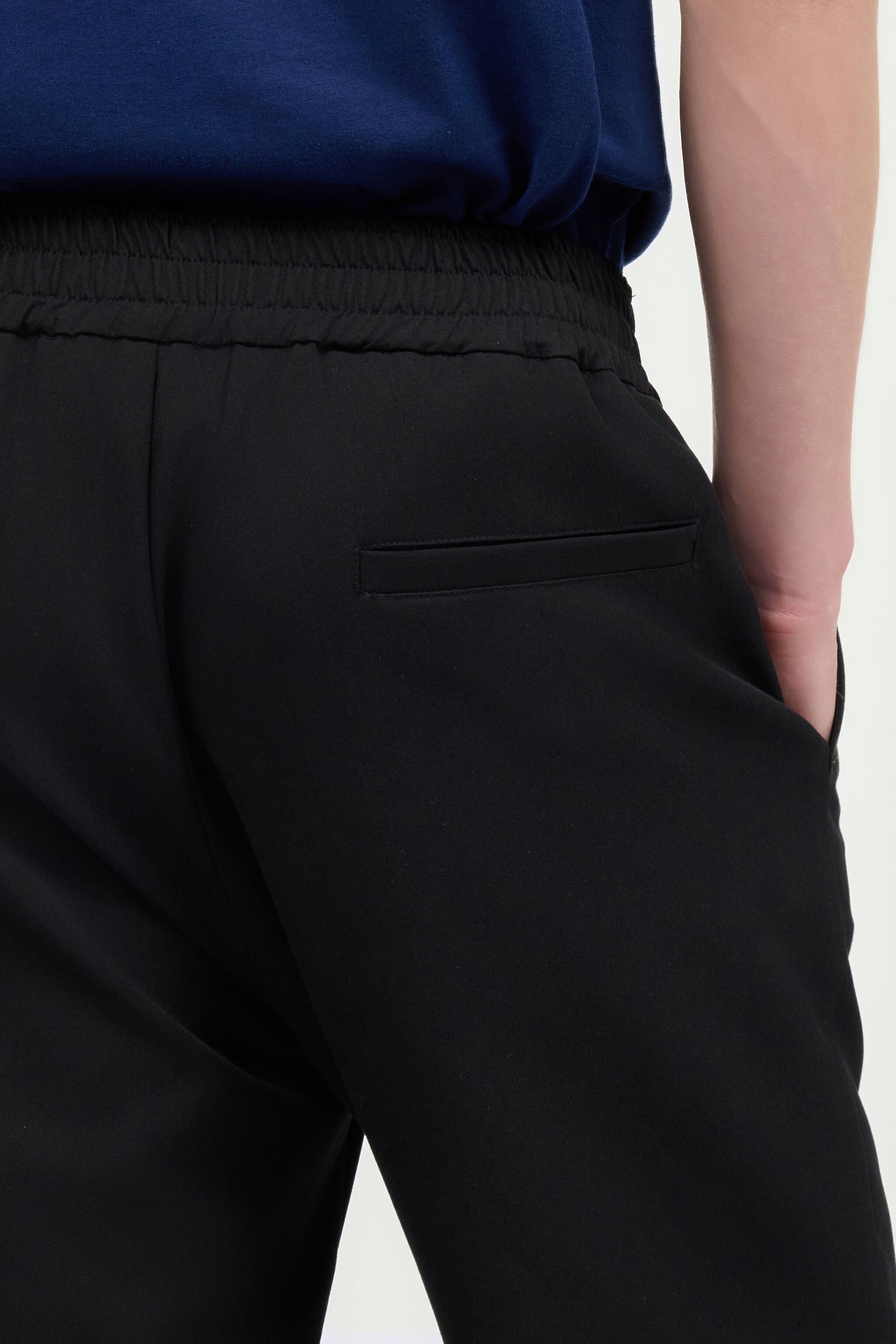 JC Pantalones Deportivos Con Etiqueta Con Logotipo Negro UFT006-UF020