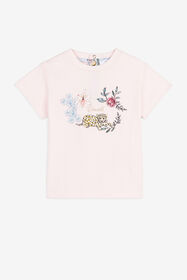 ${brand} T-Shirt mit Jaguar und Blumen-Print ${colorDescription} ${masterID}