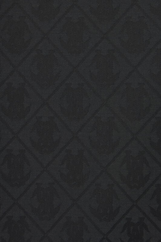 RC Schwarzer Schal mit Monogramm Mirror Snake Allover RC Schwarzer Schal mit Monogramm Mirror Snake Allover NERO VKI004-RK010