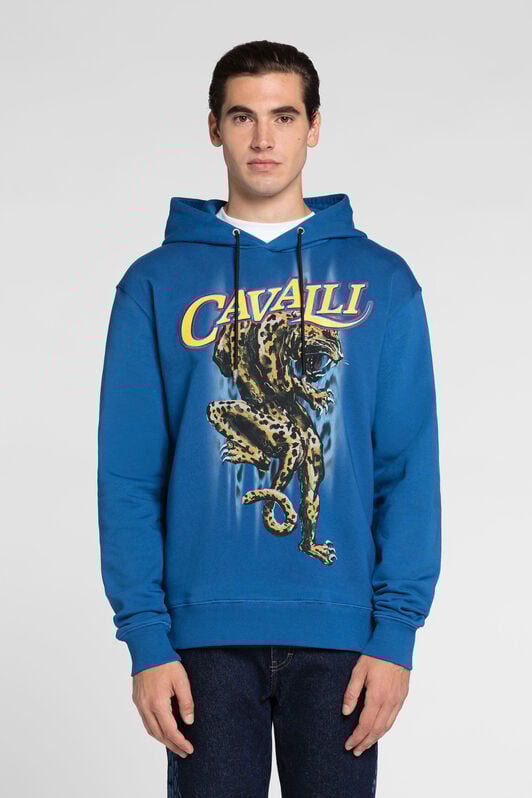RC Logo-print hoodie Blue QRT69G-CF050