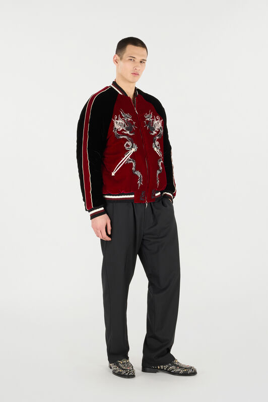 RC Bomber Jacket with Dragons RC Bomber Jacket with Dragons Purple VNT464-VL053